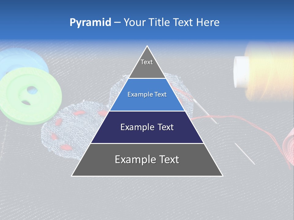 Black Buttons Patch PowerPoint Template