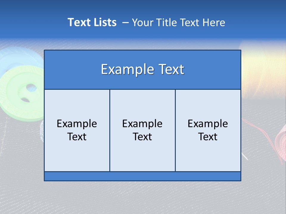 Black Buttons Patch PowerPoint Template