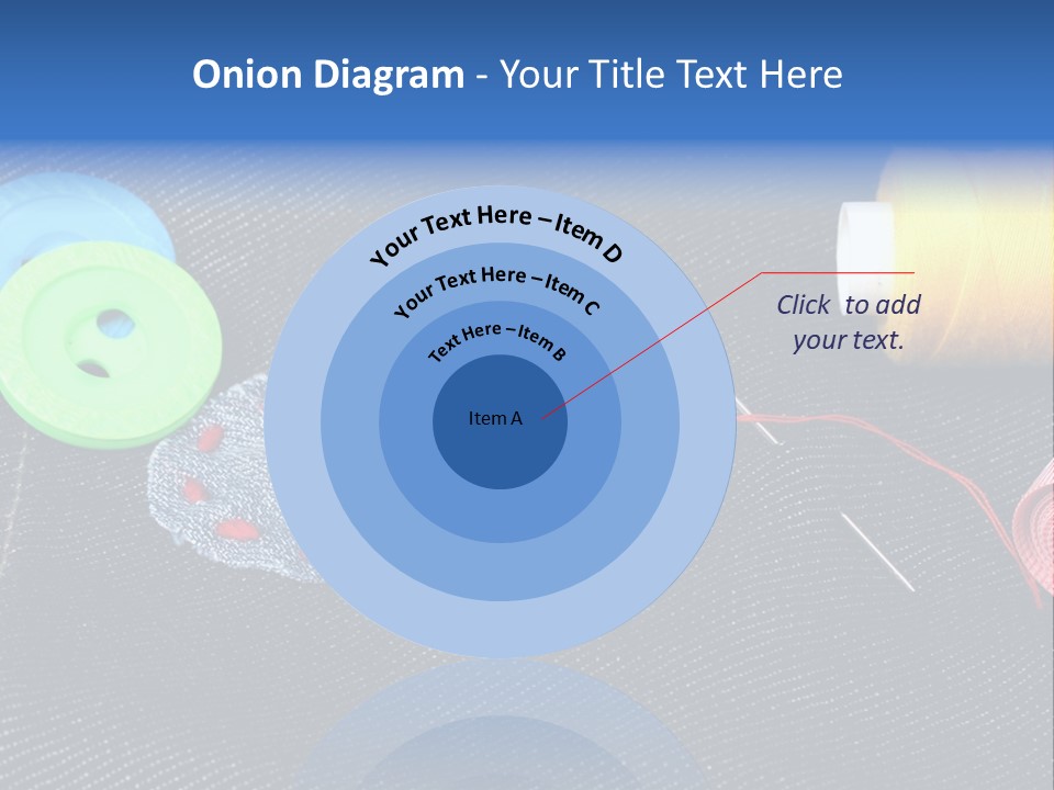 Black Buttons Patch PowerPoint Template