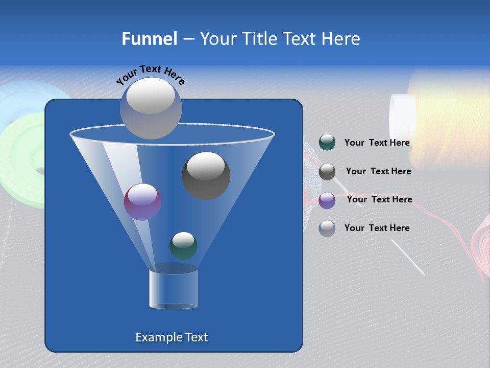 Black Buttons Patch PowerPoint Template