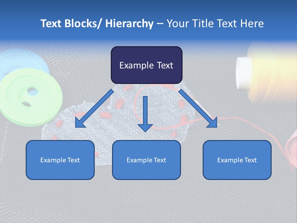 Black Buttons Patch PowerPoint Template