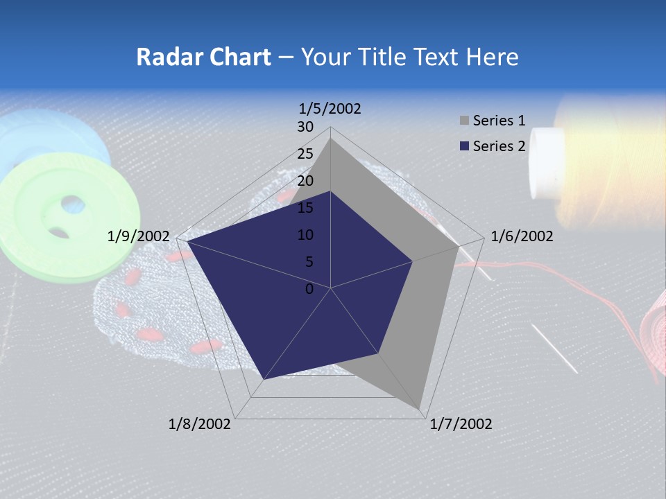 Black Buttons Patch PowerPoint Template