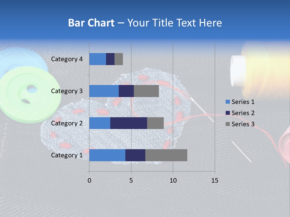 Black Buttons Patch PowerPoint Template
