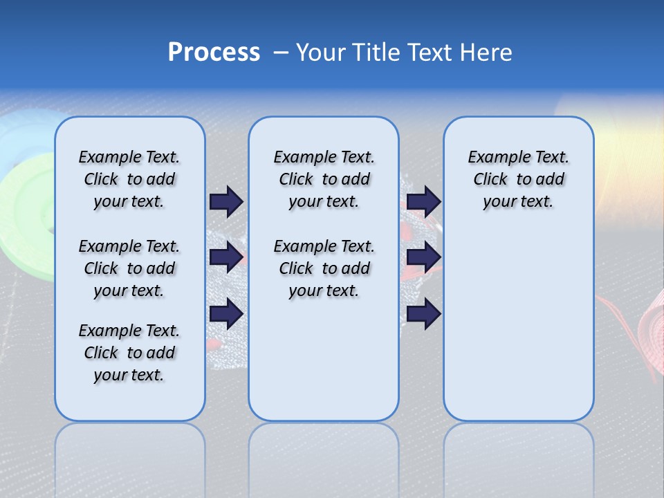 Black Buttons Patch PowerPoint Template