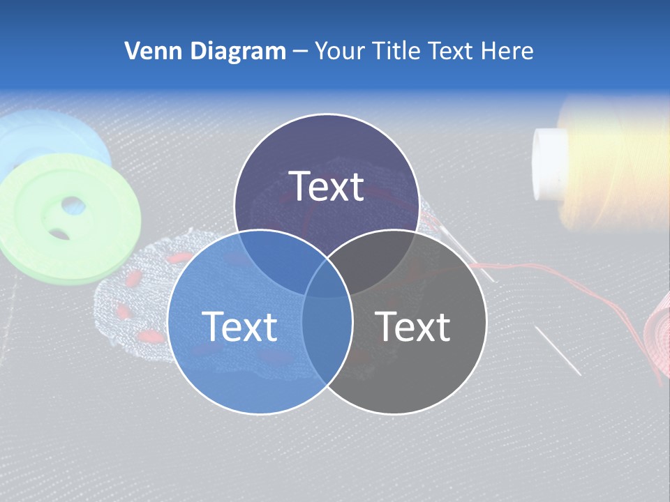Black Buttons Patch PowerPoint Template