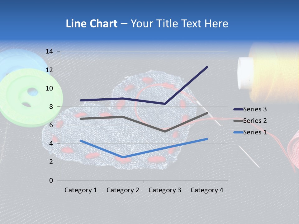 Black Buttons Patch PowerPoint Template
