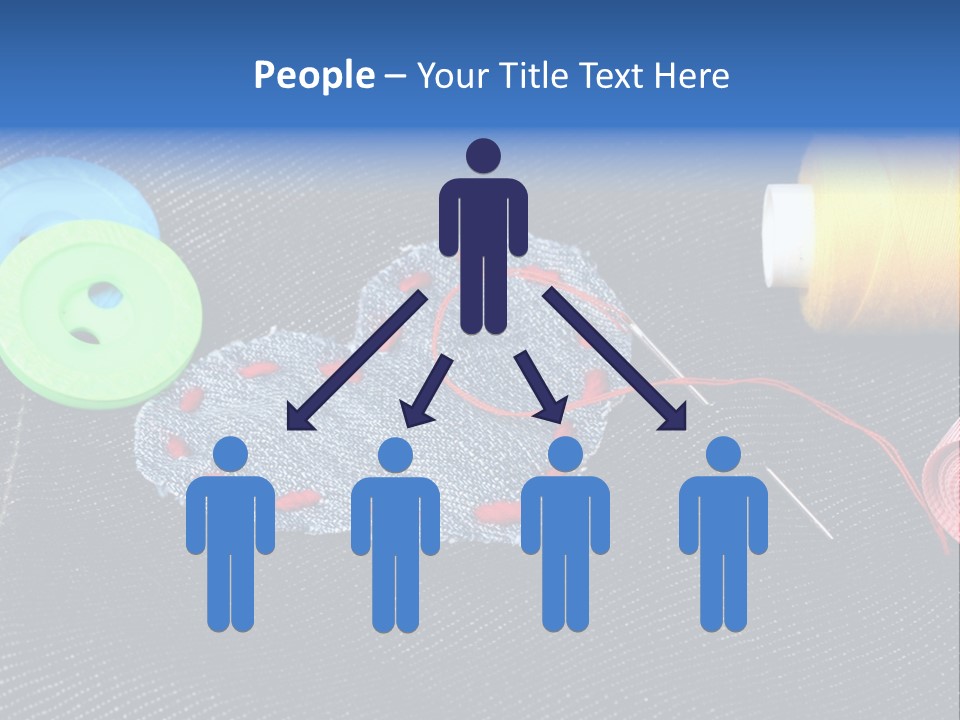 Black Buttons Patch PowerPoint Template