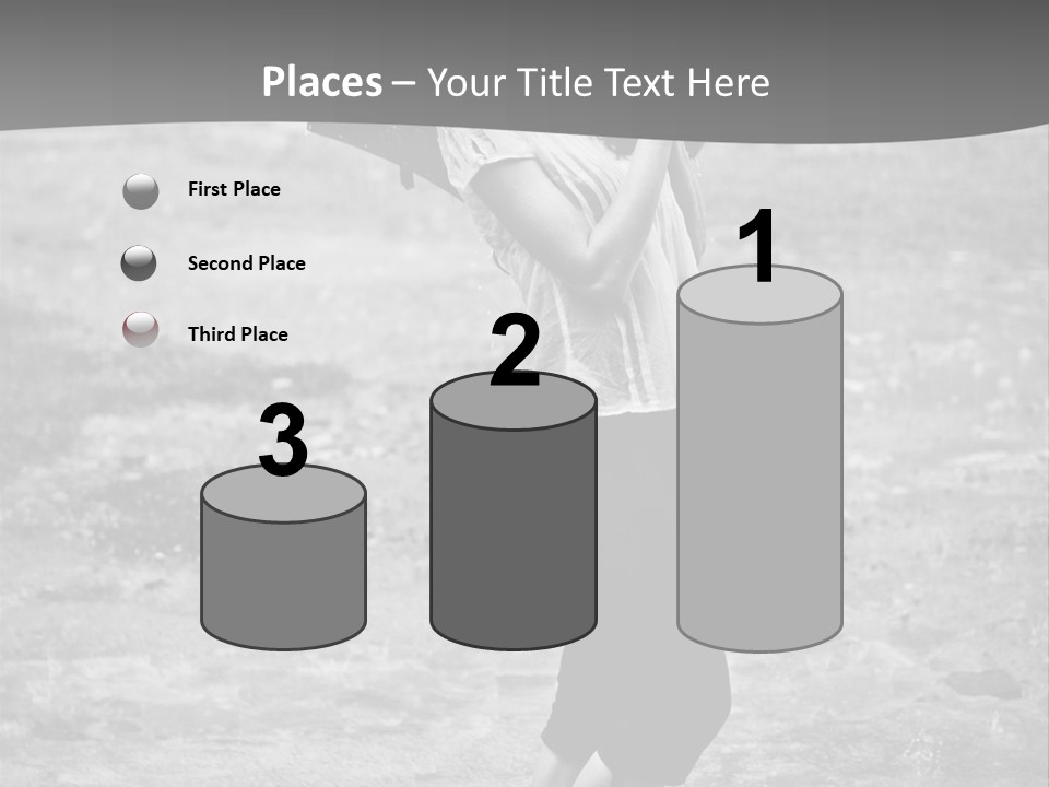 Drop Umbrella Water PowerPoint Template