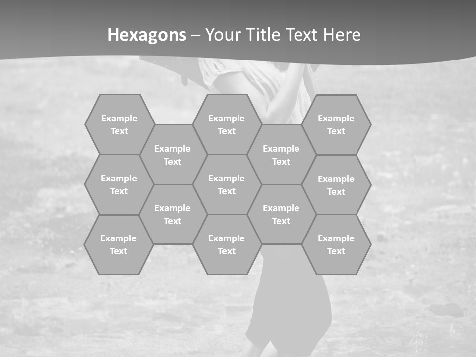 Drop Umbrella Water PowerPoint Template