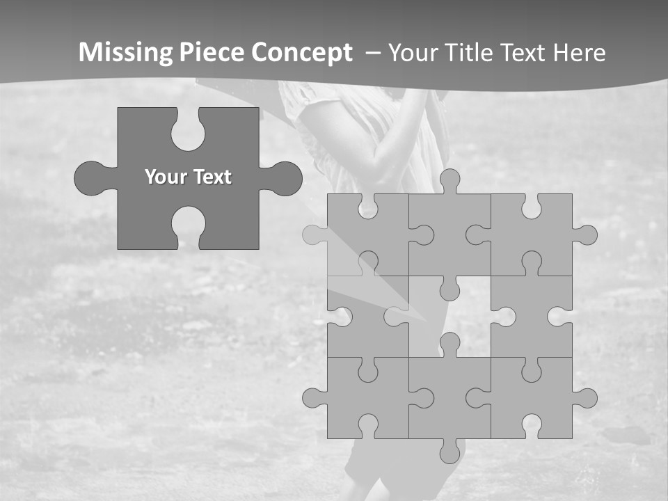 Drop Umbrella Water PowerPoint Template