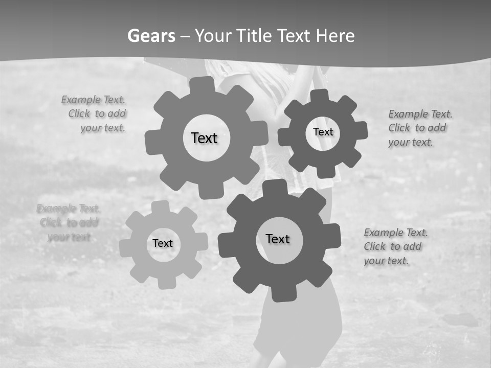 Drop Umbrella Water PowerPoint Template