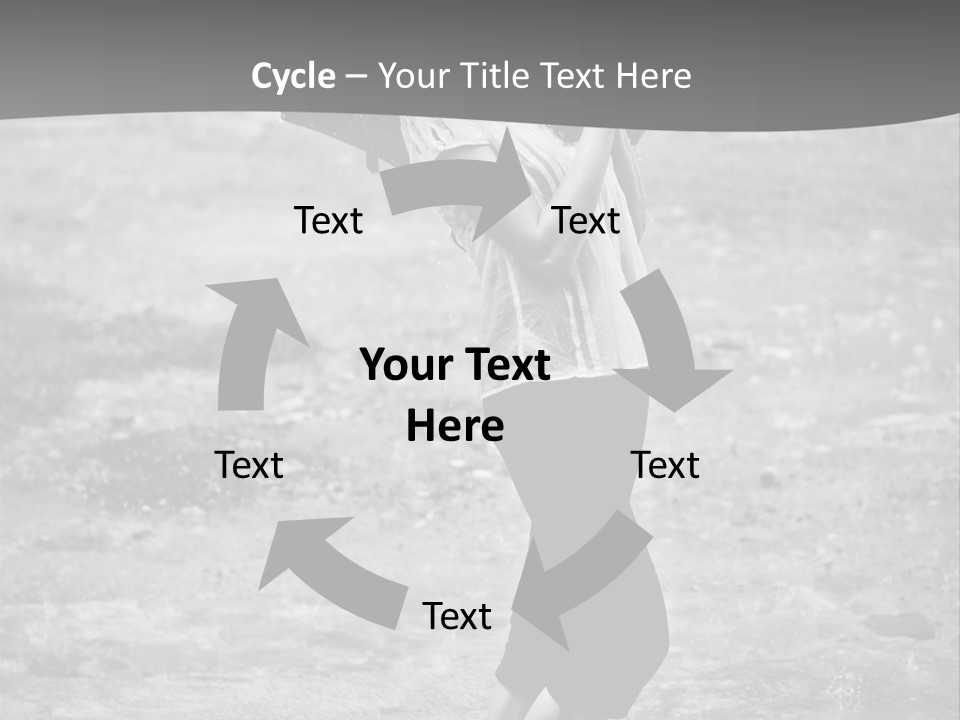 Drop Umbrella Water PowerPoint Template