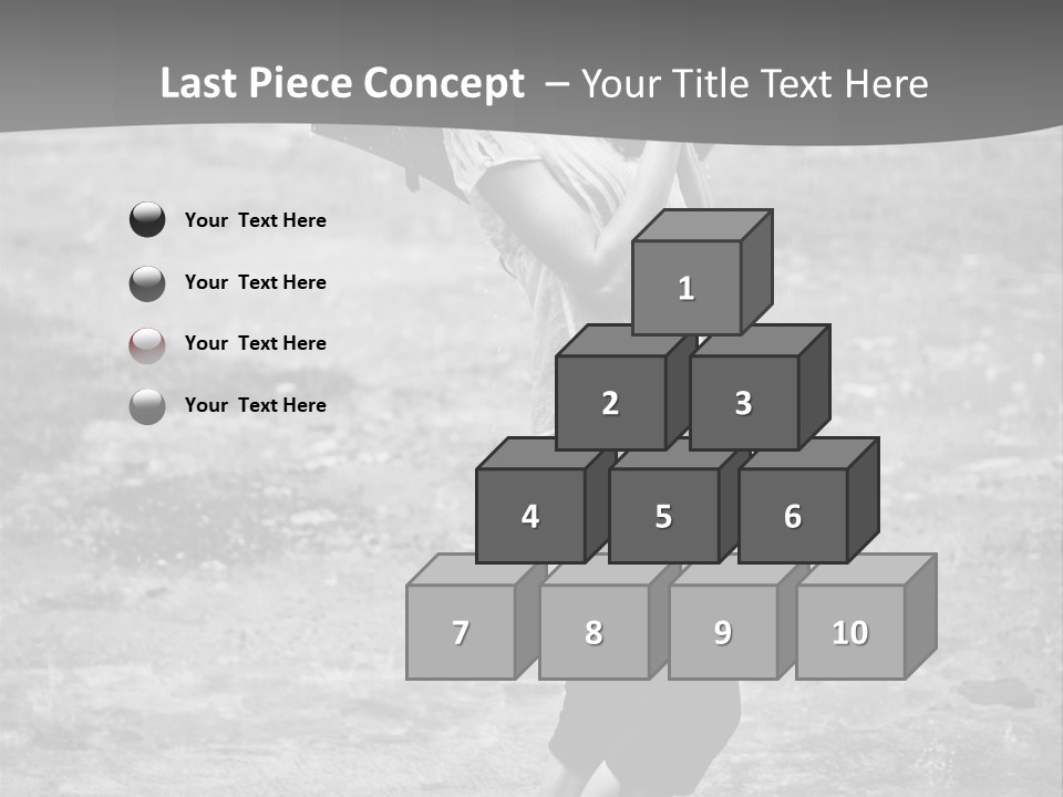 Drop Umbrella Water PowerPoint Template