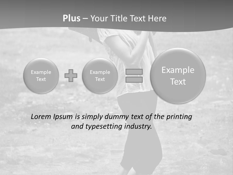 Drop Umbrella Water PowerPoint Template