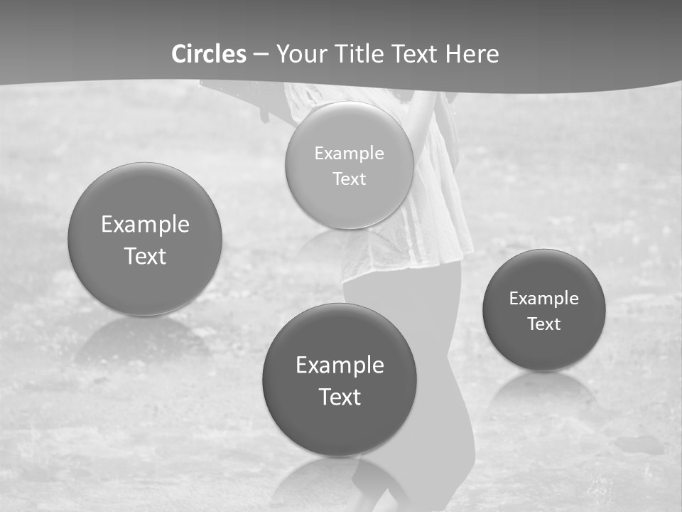 Drop Umbrella Water PowerPoint Template