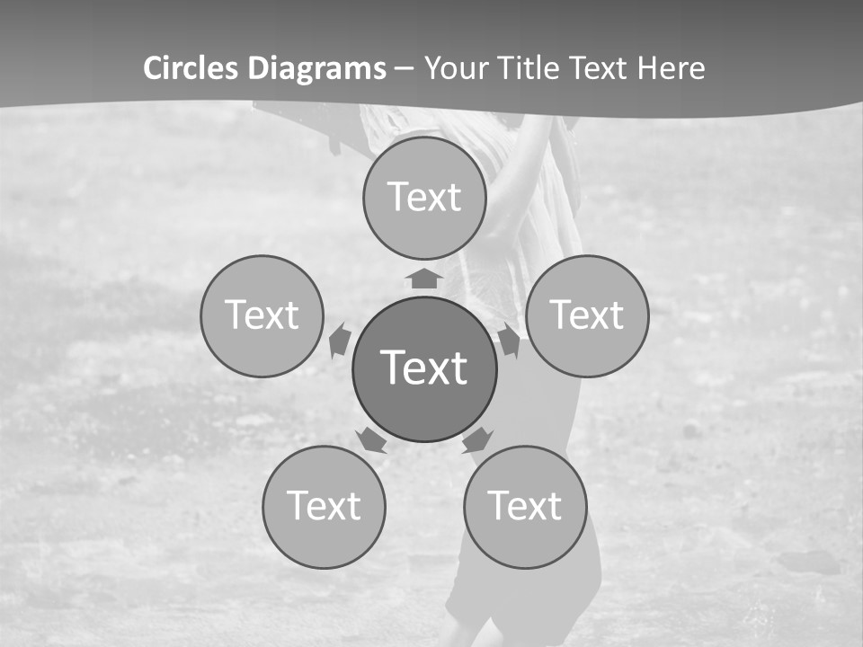 Drop Umbrella Water PowerPoint Template