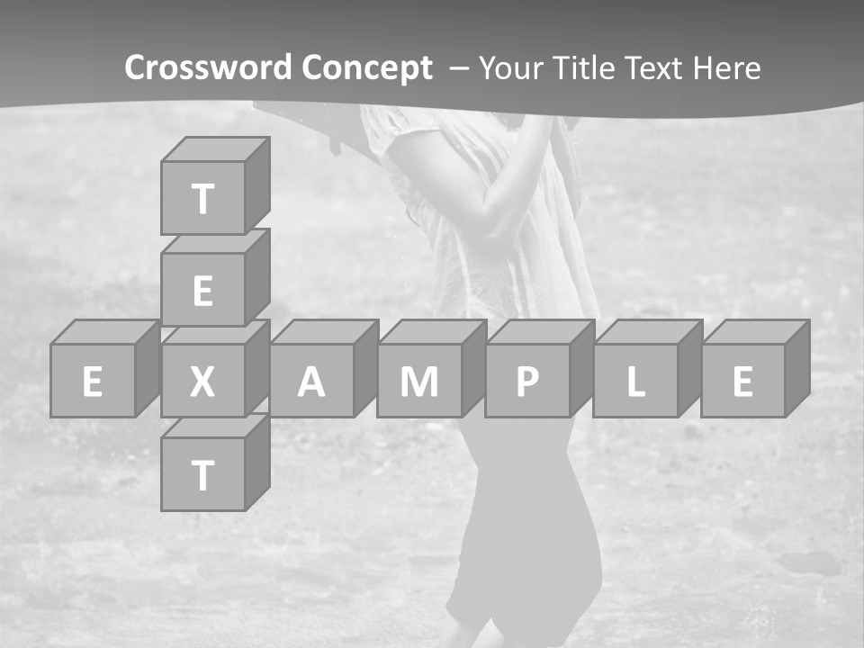 Drop Umbrella Water PowerPoint Template