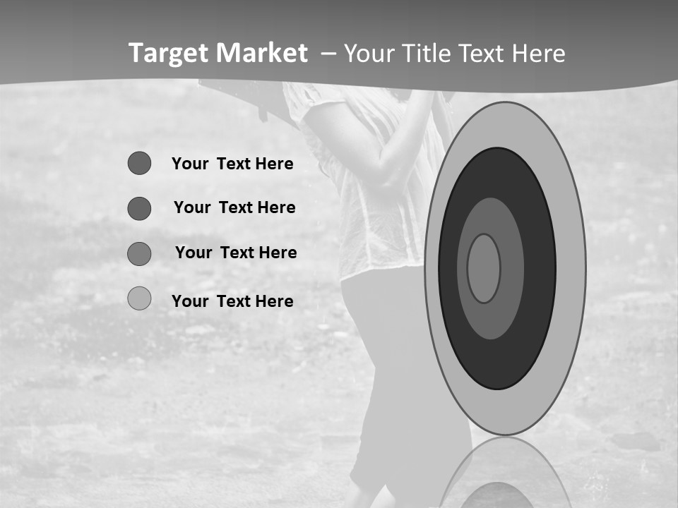 Drop Umbrella Water PowerPoint Template