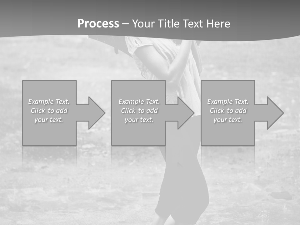 Drop Umbrella Water PowerPoint Template