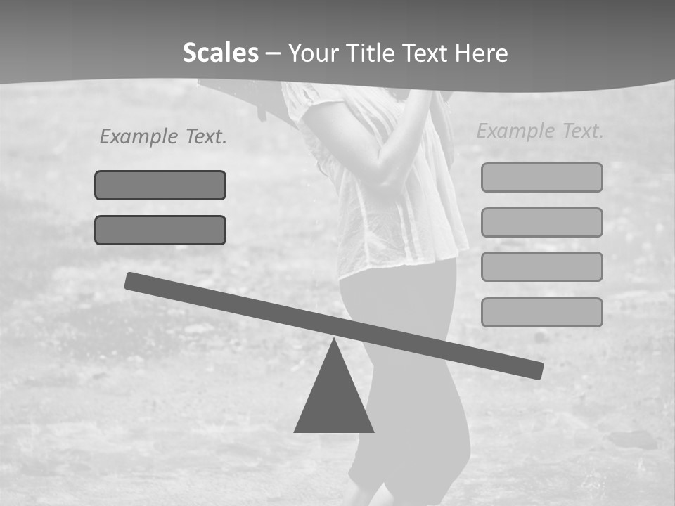 Drop Umbrella Water PowerPoint Template