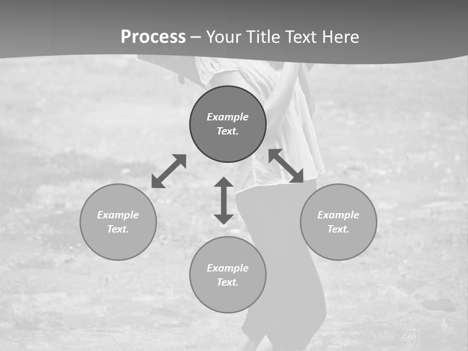 Drop Umbrella Water PowerPoint Template