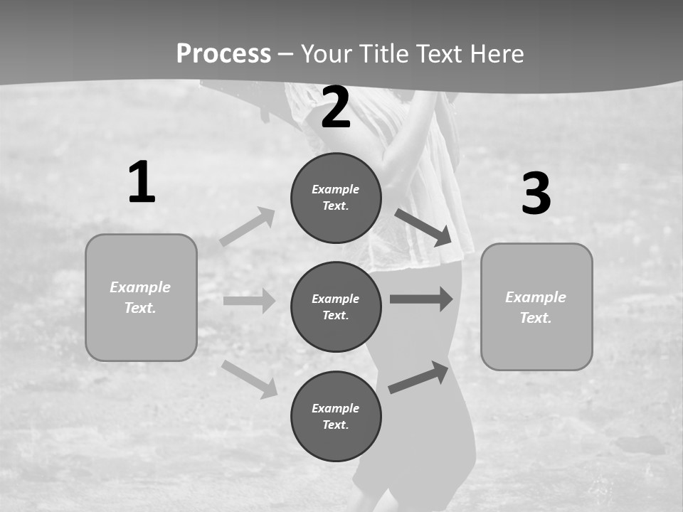 Drop Umbrella Water PowerPoint Template