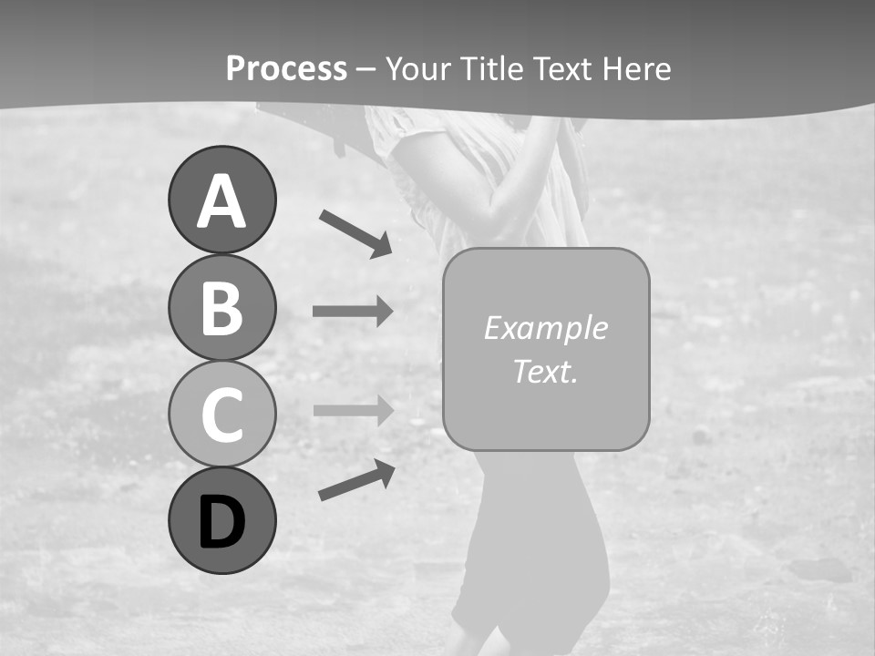 Drop Umbrella Water PowerPoint Template