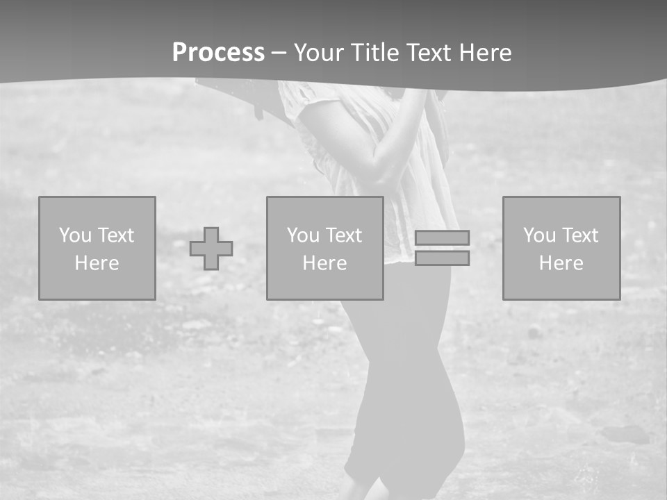 Drop Umbrella Water PowerPoint Template