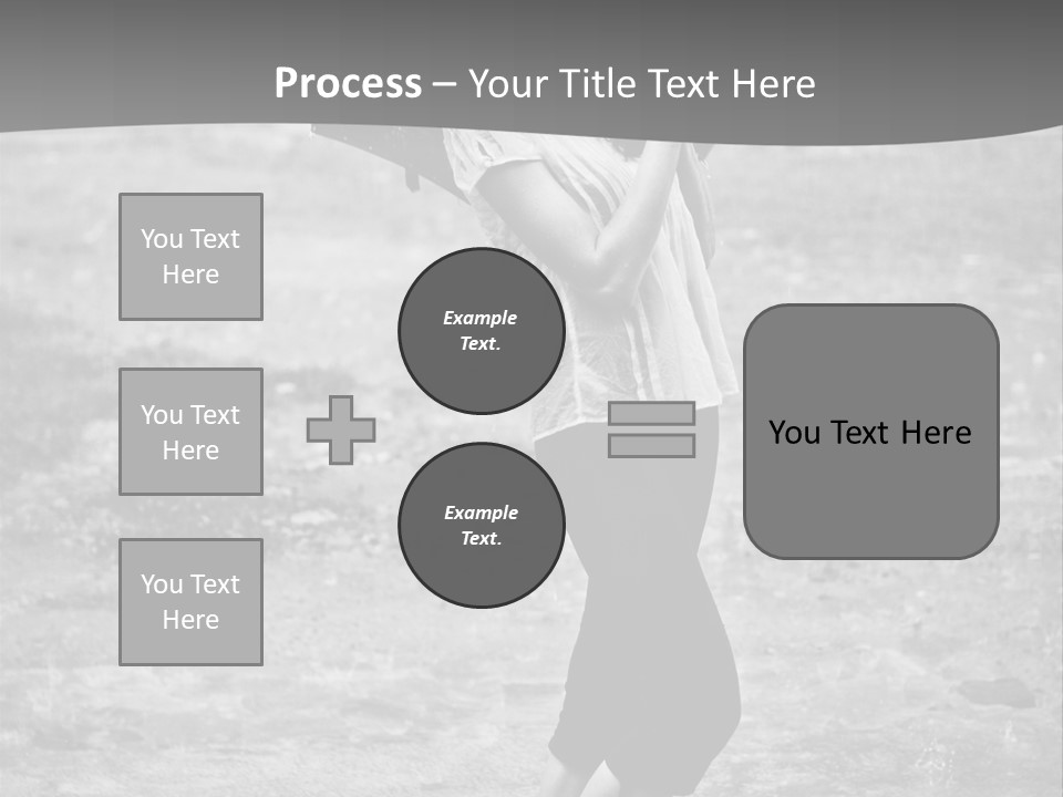 Drop Umbrella Water PowerPoint Template