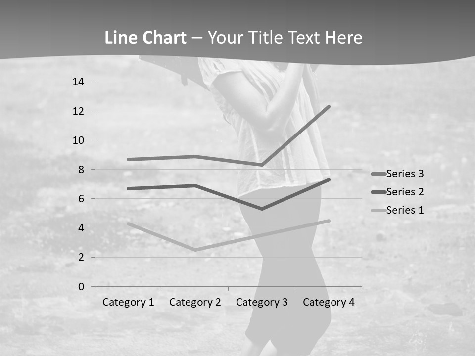 Drop Umbrella Water PowerPoint Template
