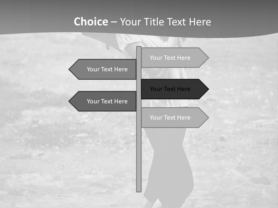 Drop Umbrella Water PowerPoint Template