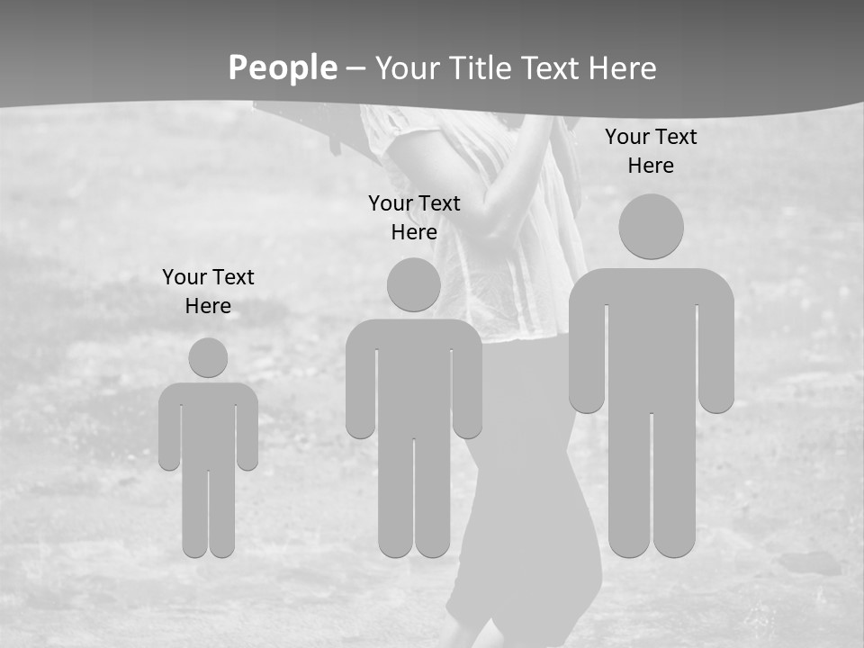 Drop Umbrella Water PowerPoint Template