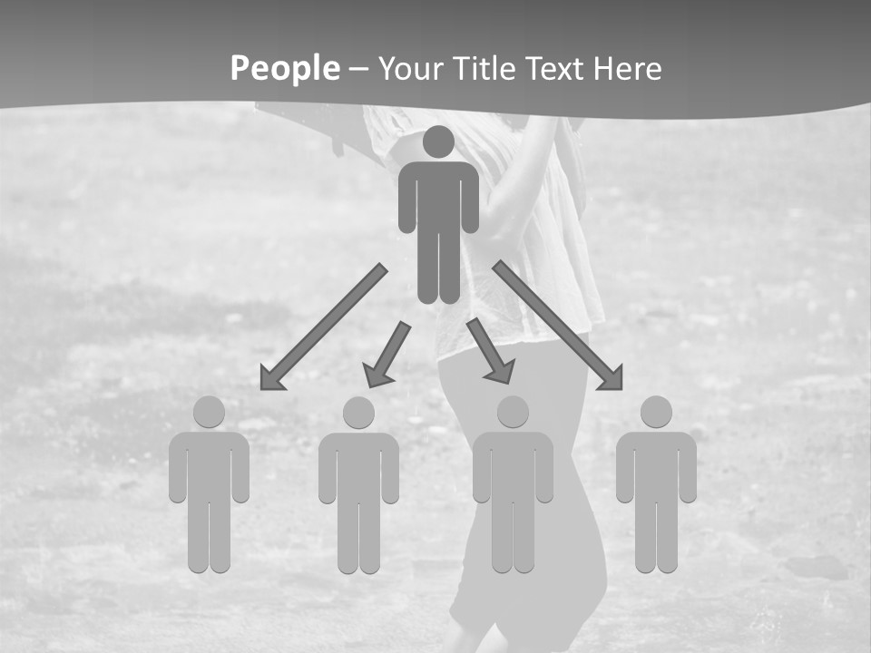 Drop Umbrella Water PowerPoint Template