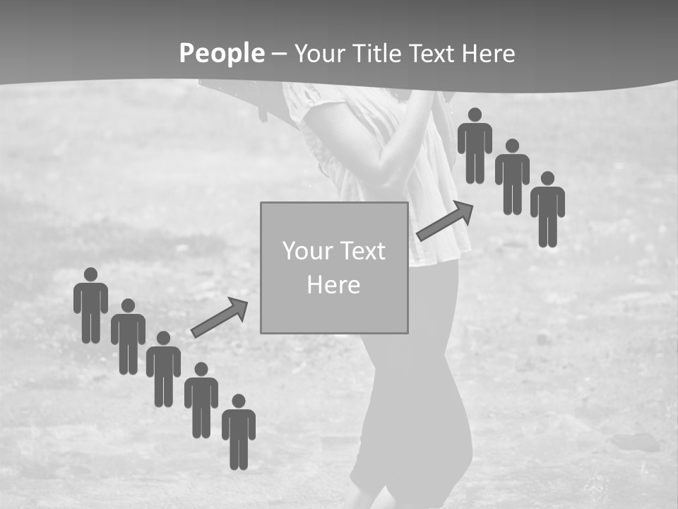 Drop Umbrella Water PowerPoint Template