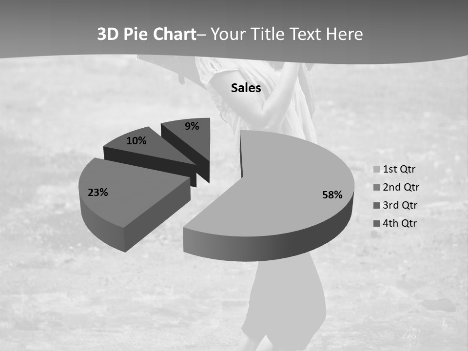 Drop Umbrella Water PowerPoint Template