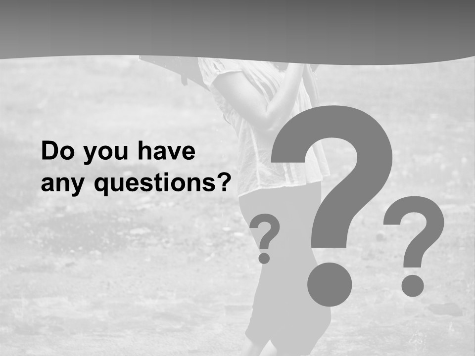 Drop Umbrella Water PowerPoint Template