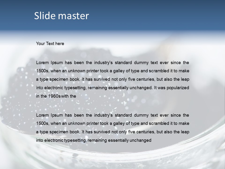 Prepared Luxury Ingredient PowerPoint Template