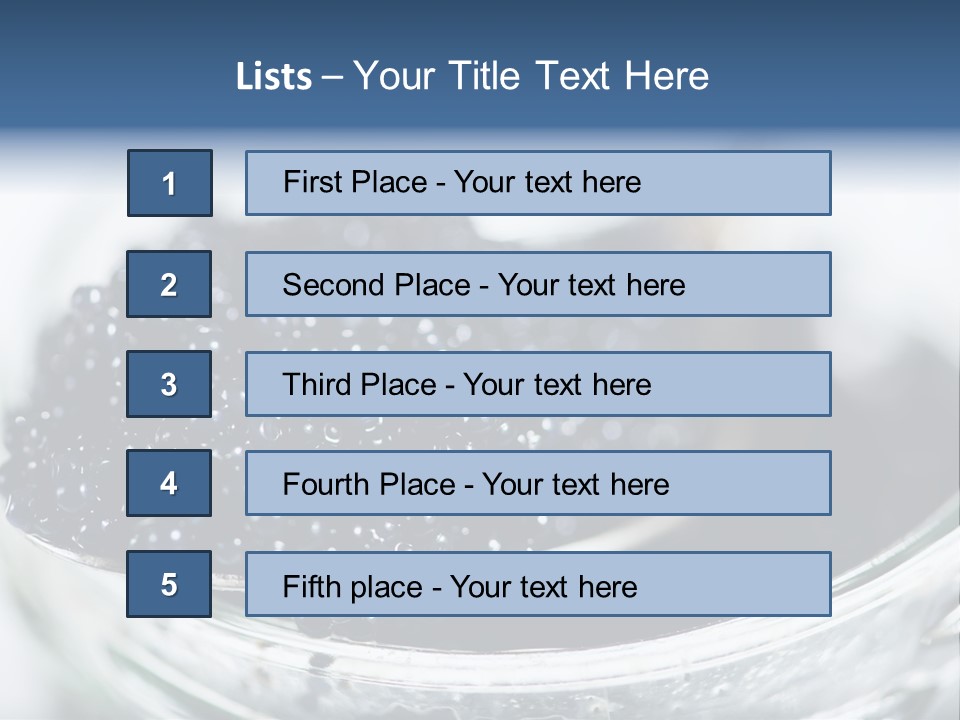 Prepared Luxury Ingredient PowerPoint Template