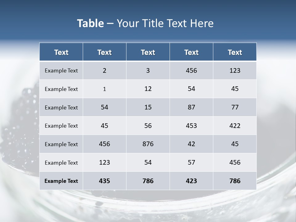 Prepared Luxury Ingredient PowerPoint Template