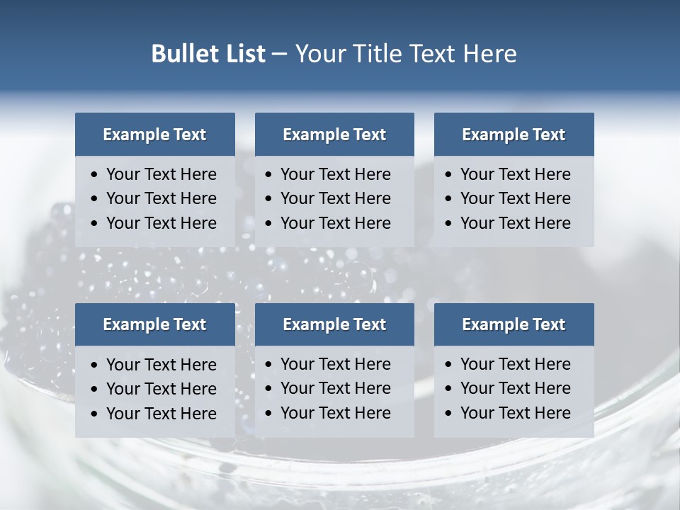 Prepared Luxury Ingredient PowerPoint Template