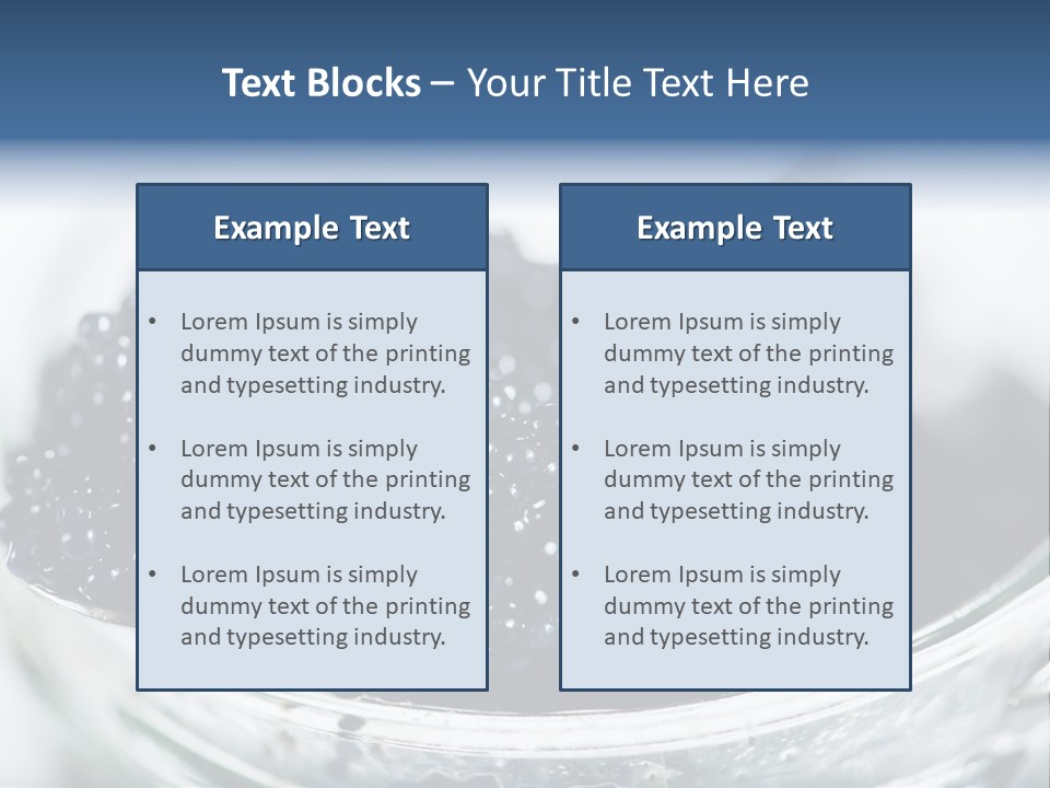 Prepared Luxury Ingredient PowerPoint Template