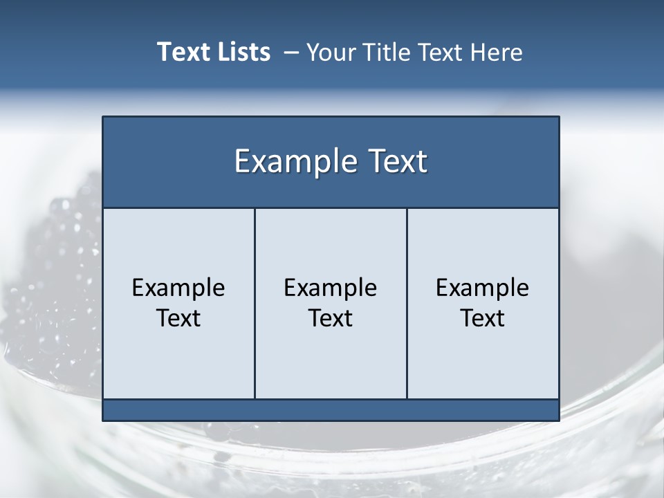 Prepared Luxury Ingredient PowerPoint Template