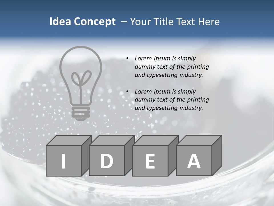 Prepared Luxury Ingredient PowerPoint Template