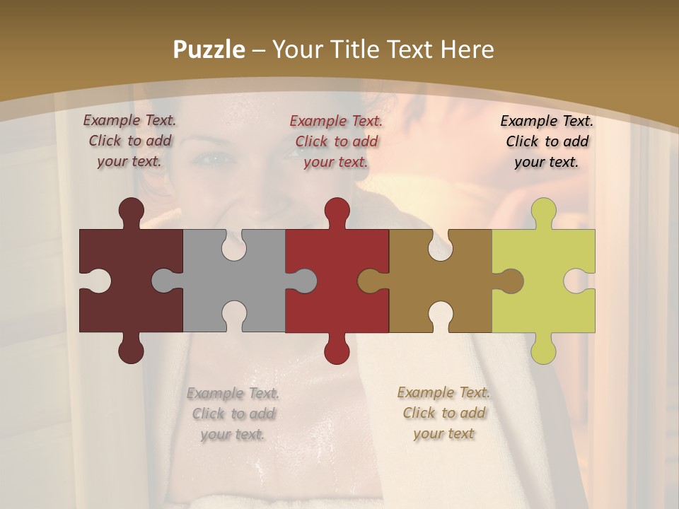 Enjoying Steam Beauty PowerPoint Template