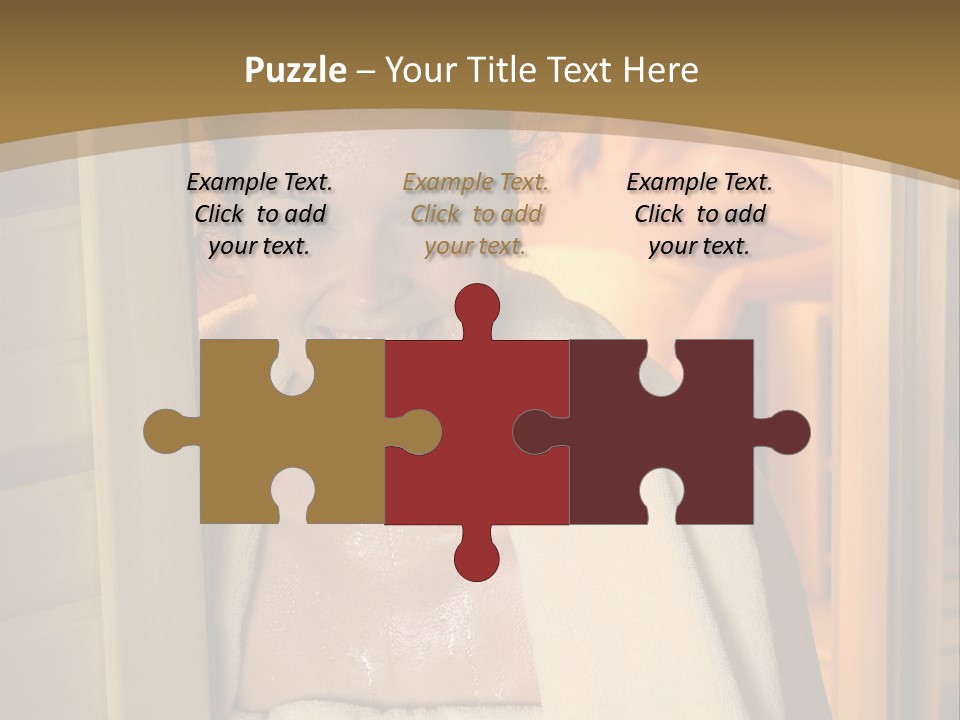 Enjoying Steam Beauty PowerPoint Template