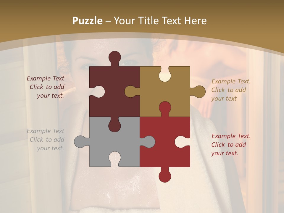 Enjoying Steam Beauty PowerPoint Template