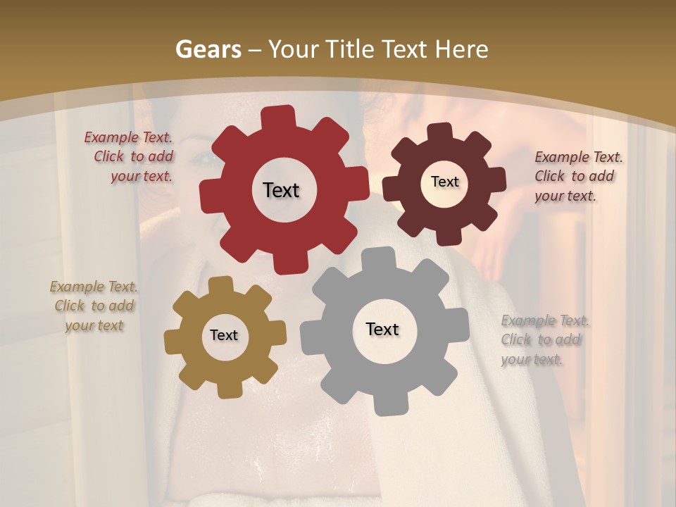 Enjoying Steam Beauty PowerPoint Template