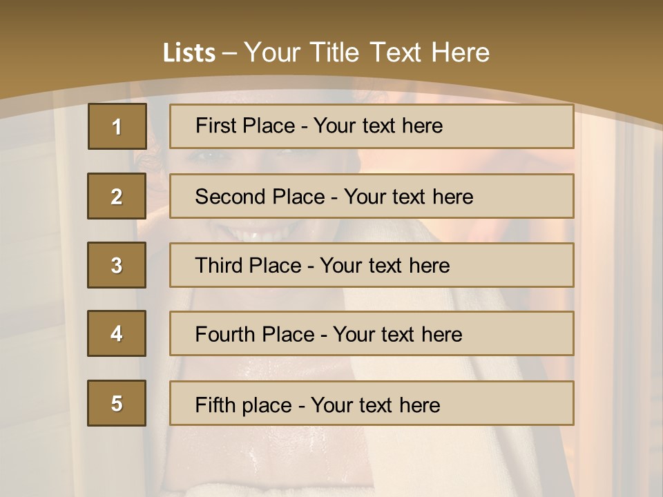 Enjoying Steam Beauty PowerPoint Template