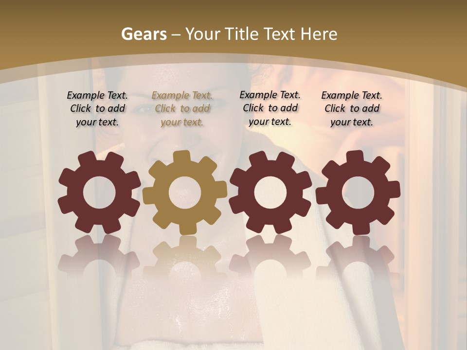 Enjoying Steam Beauty PowerPoint Template