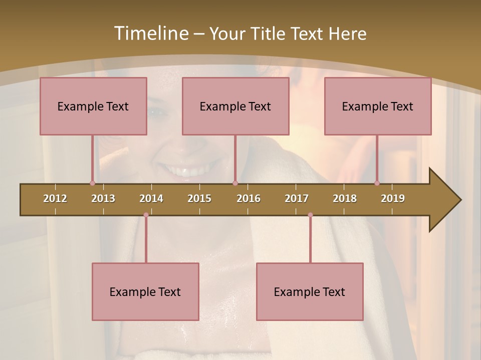 Enjoying Steam Beauty PowerPoint Template